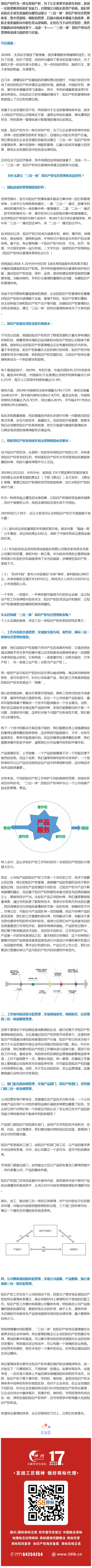 “三位一體”知識(shí)產(chǎn)權(quán)綜合管理體系建立的趨勢(shì)與實(shí)操分析